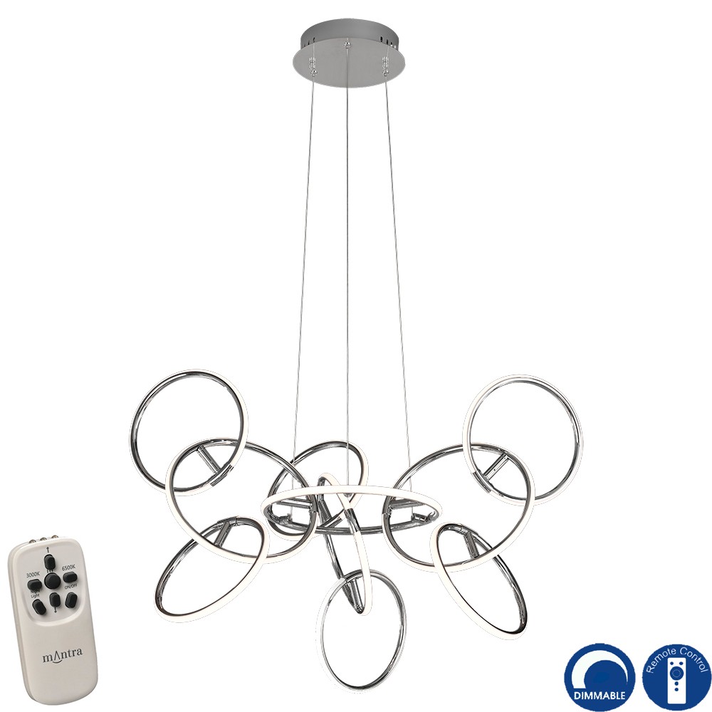 Подвесная светодиодная люстра Aros Mantra 5750