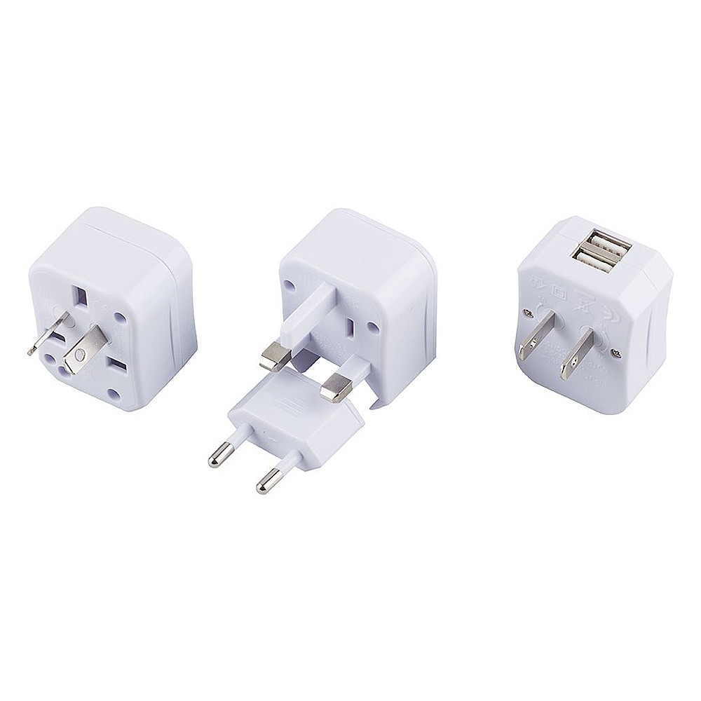 Cетевой переходник (набор из 4 штук+2USB) Stekker 32882