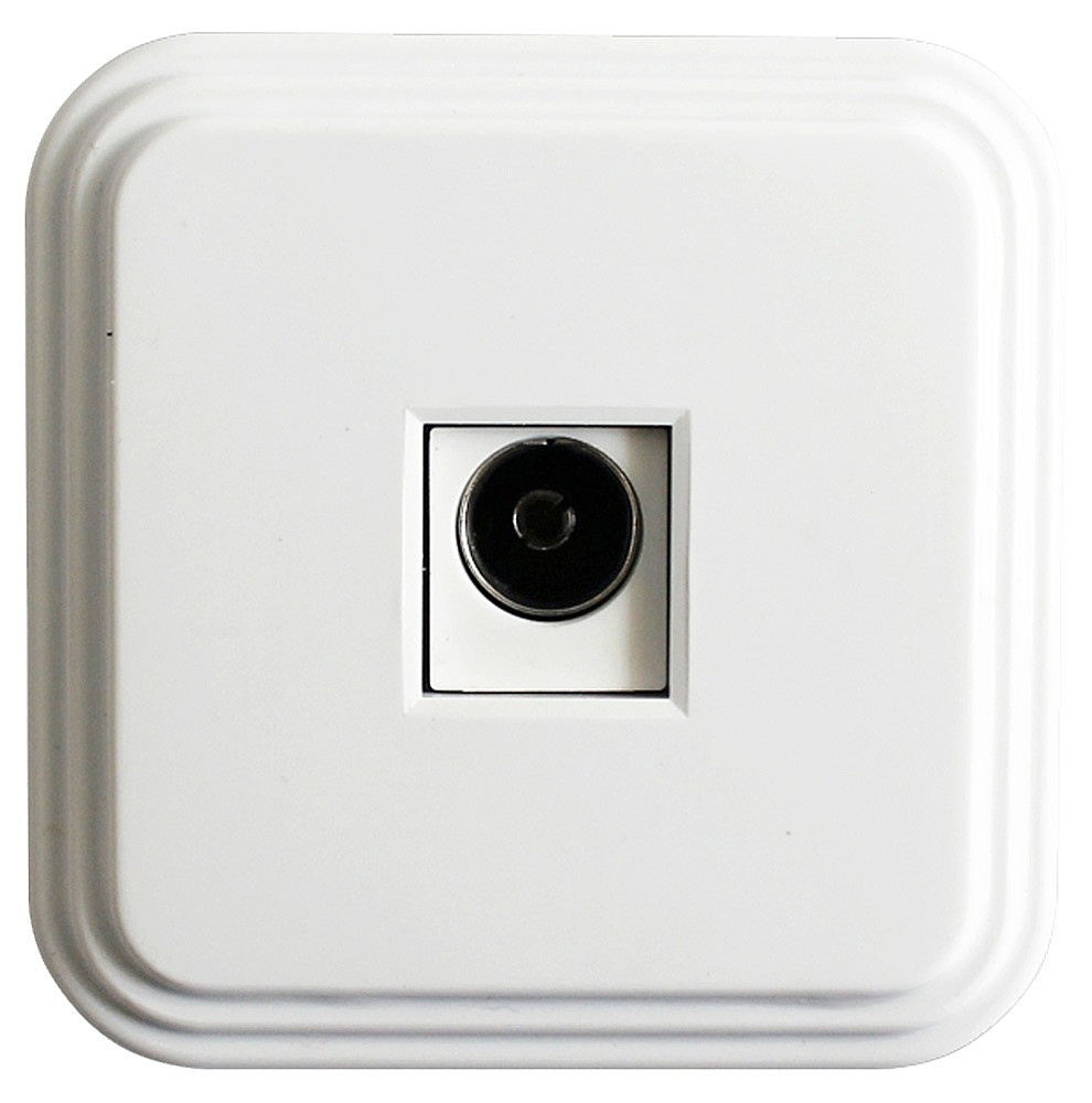 Розетка телевизионная 1-местная Stekker Брест 39705