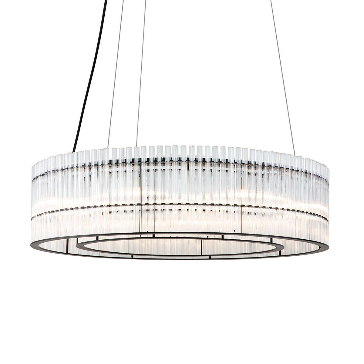 Подвесная люстра Delight Collection KM1293 771198 (KM1293P-8) black/clear