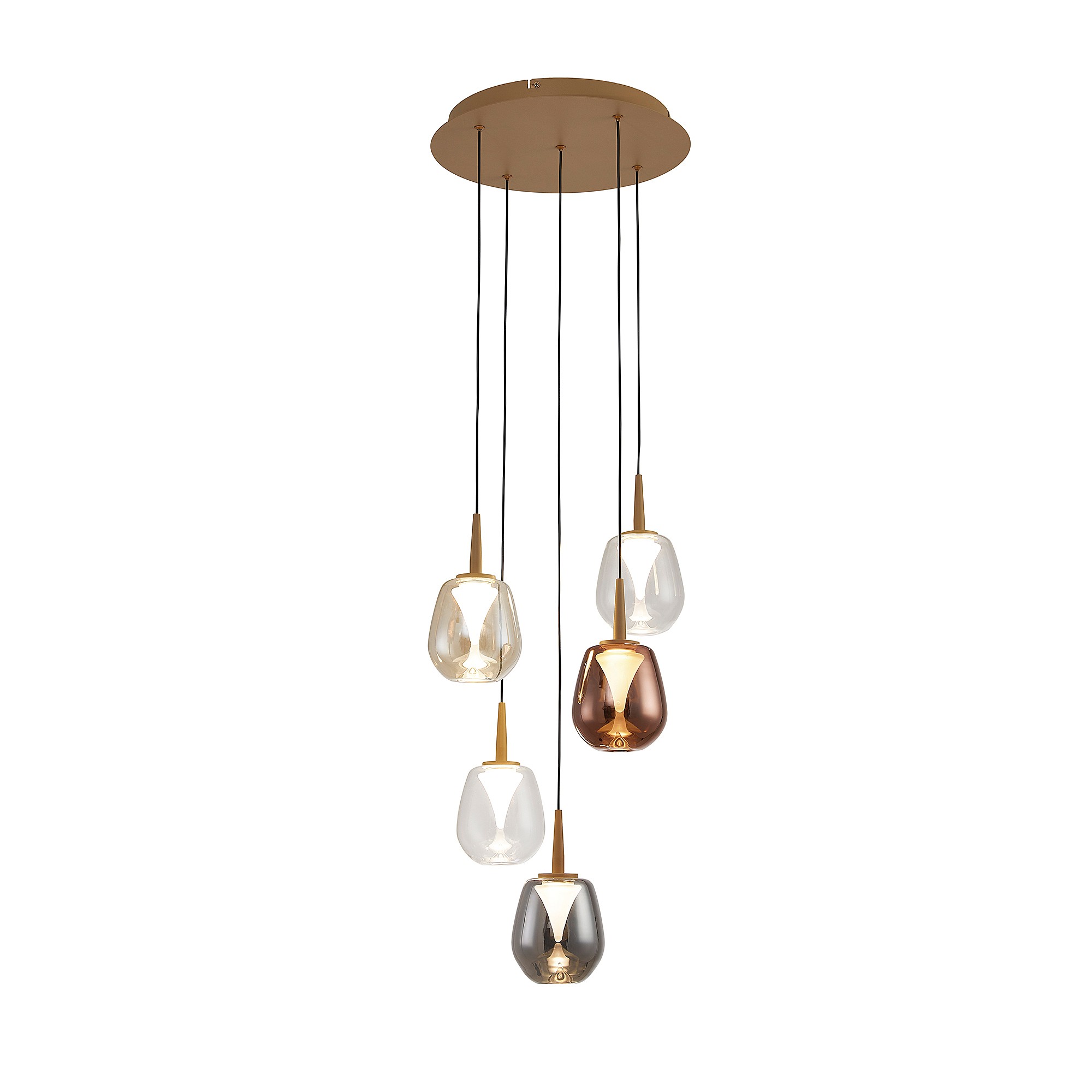 Подвесная люстра Mantra Andromeda 8932+5PL (8942-8945)