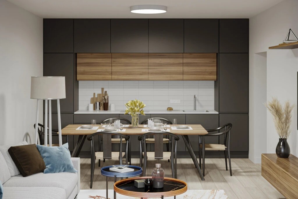 Гостиная, Кухня