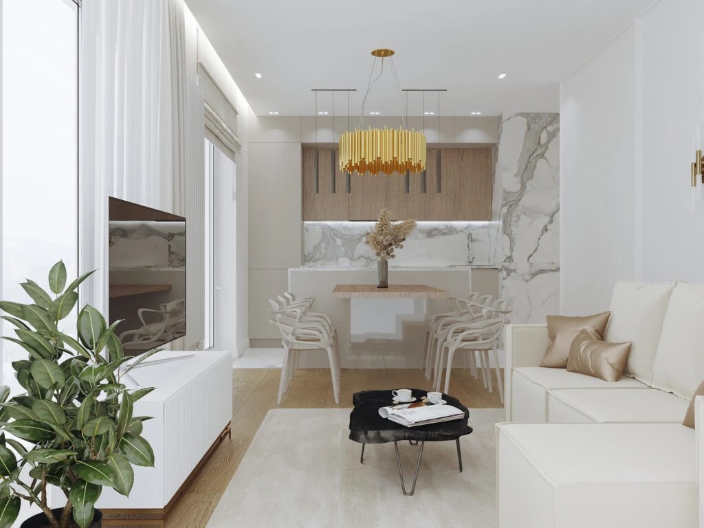 Гостиная, Кухня