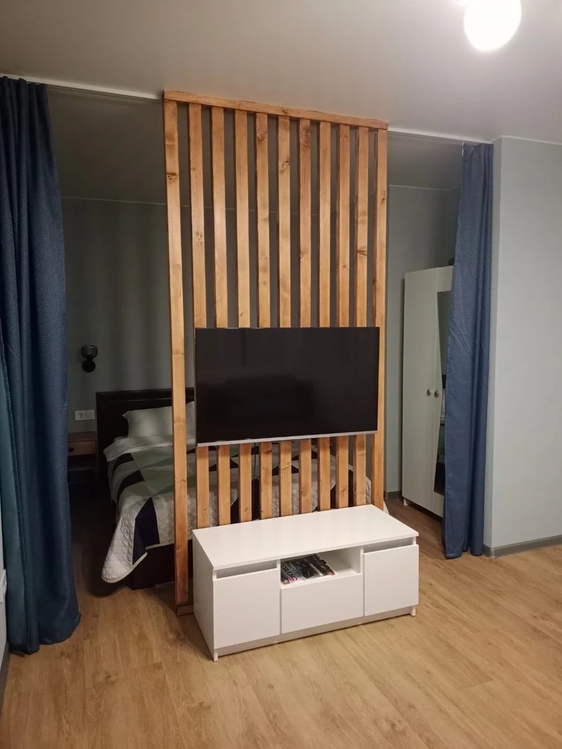 Студия из однушки в Карелии.