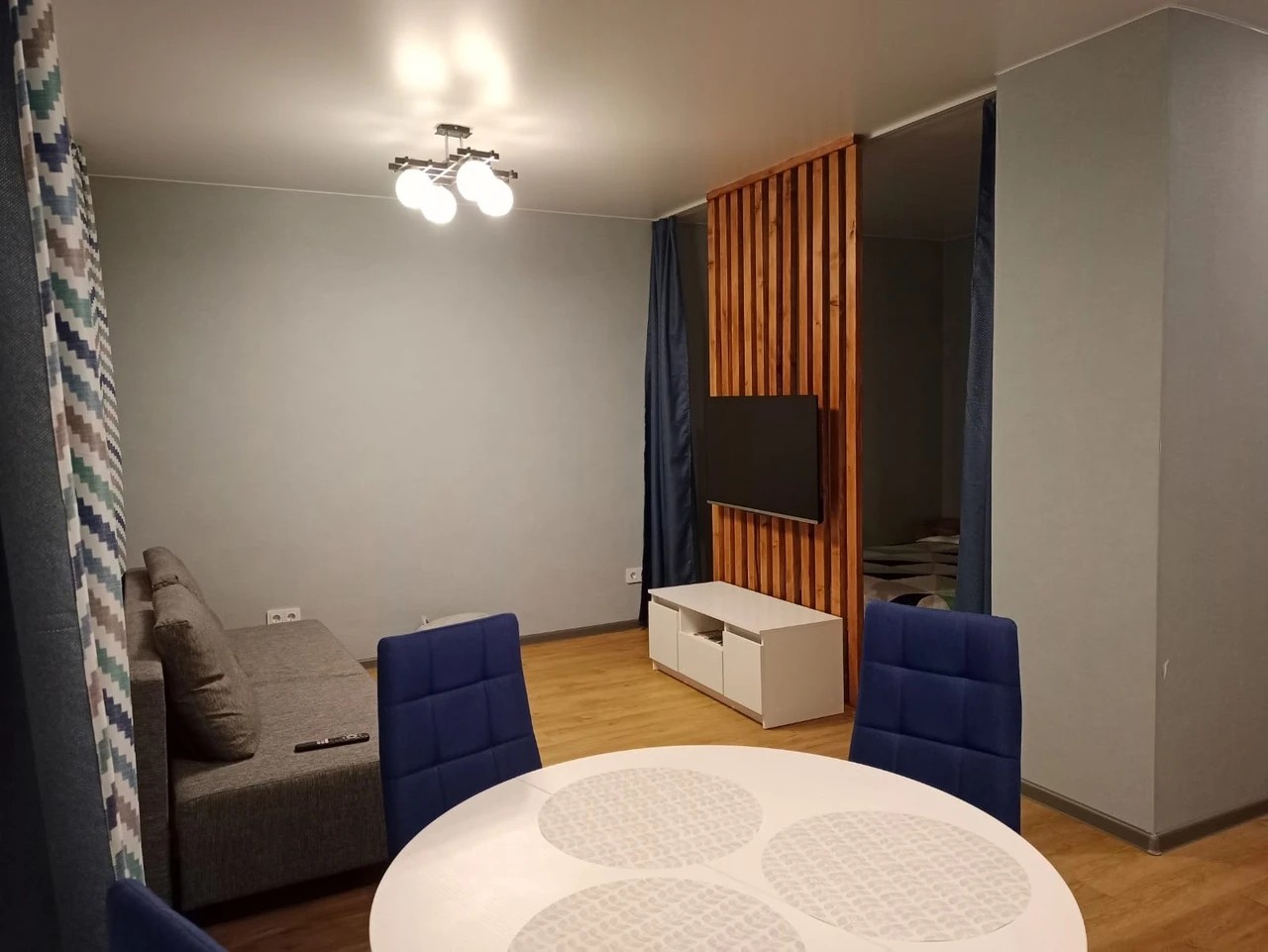 Студия из однушки в Карелии.