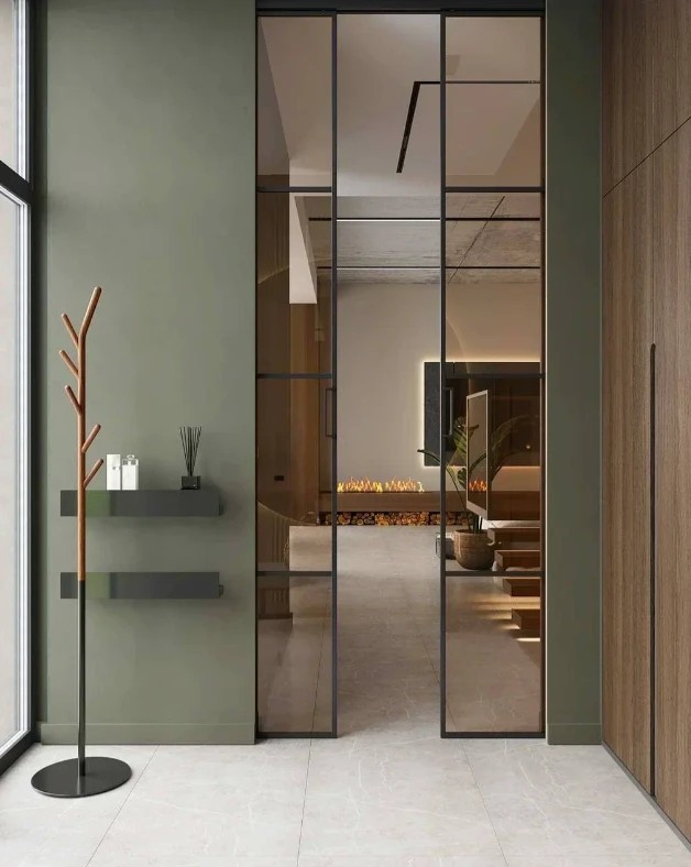 Дом 200 м. кв. 1й этаж, общие пространства