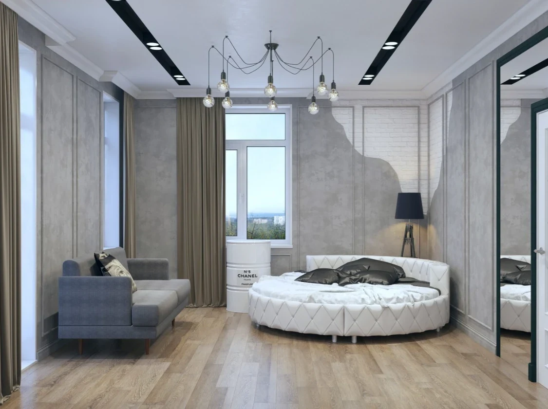 Двухэтажный дом в д. Горки, 200 м. кв. Неоклассика.