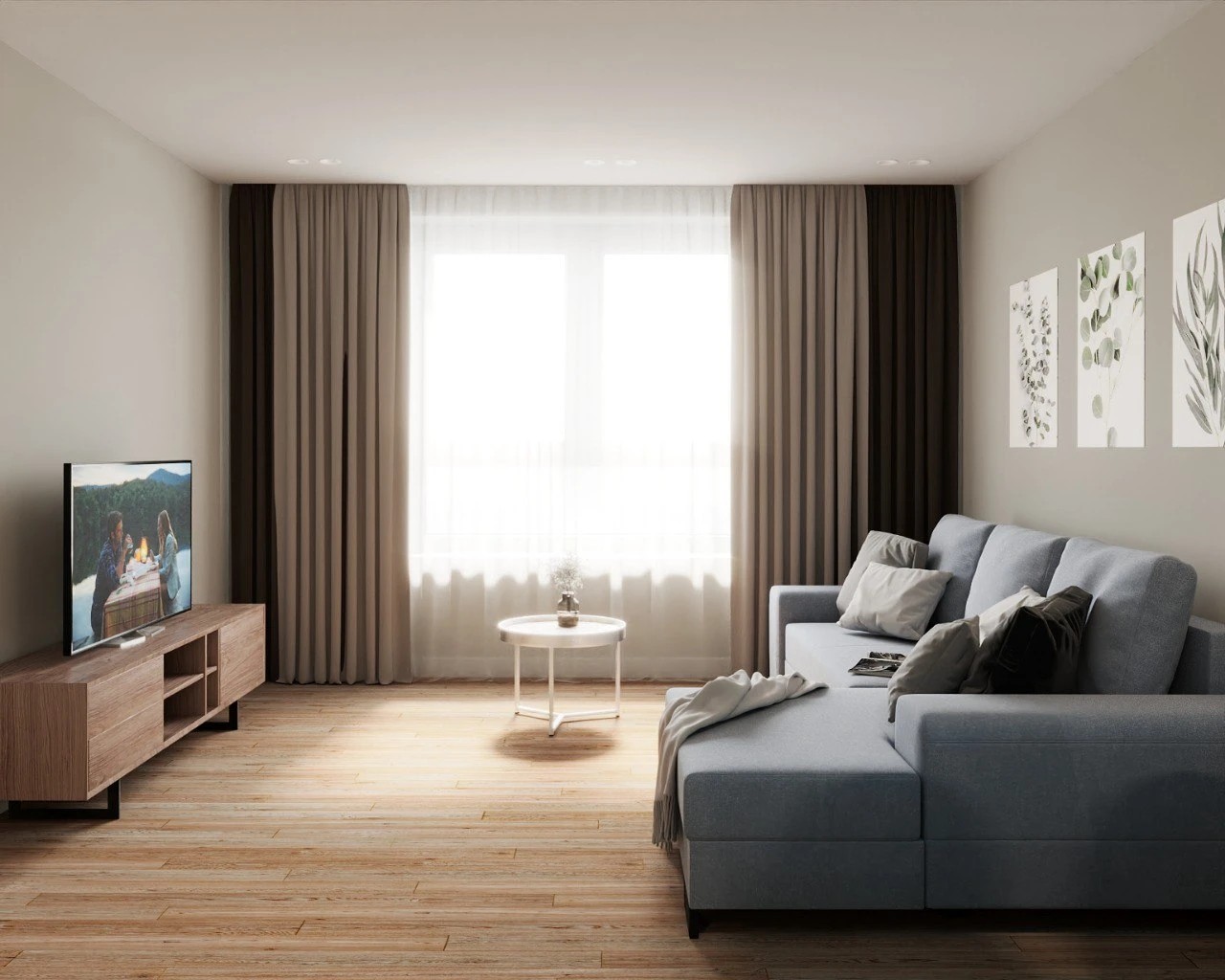 Дизайн-проект КУХНЯ - ГОСТИНАЯ