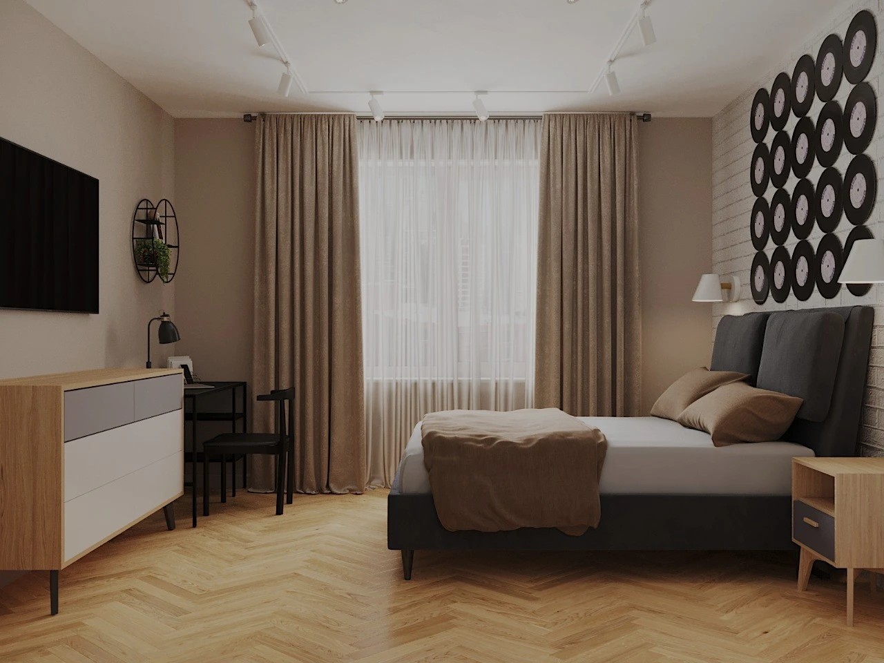 Дизайн-проект ОДНУШКА ДЛЯ ТВОРЧЕСКОГО МОЛОДОГО ЧЕЛОВЕКА