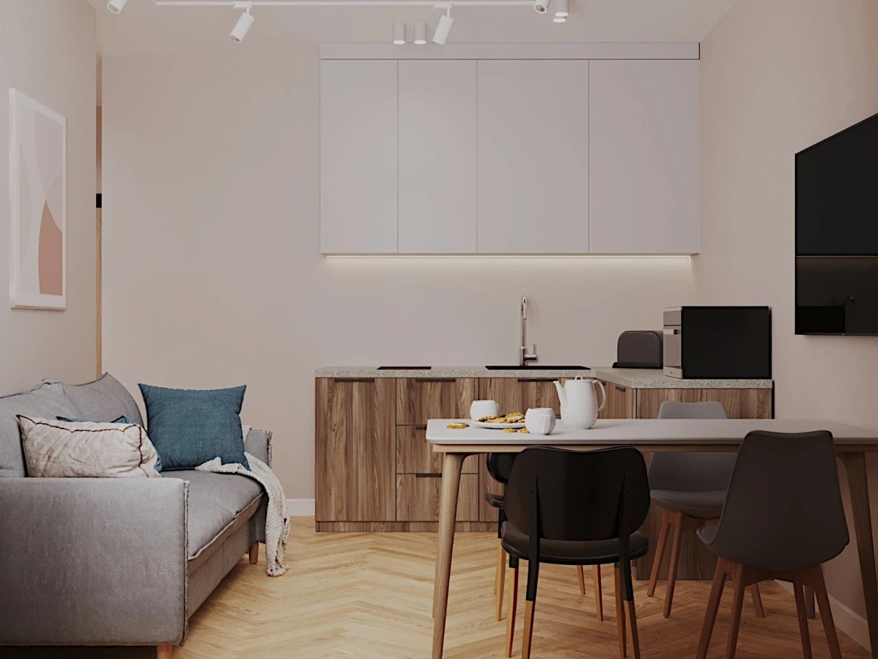 Дизайн-проект ОДНУШКА ДЛЯ ТВОРЧЕСКОГО МОЛОДОГО ЧЕЛОВЕКА