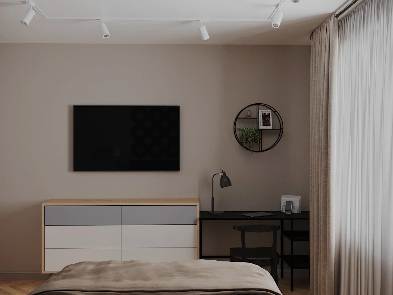 Дизайн-проект ОДНУШКА ДЛЯ ТВОРЧЕСКОГО МОЛОДОГО ЧЕЛОВЕКА