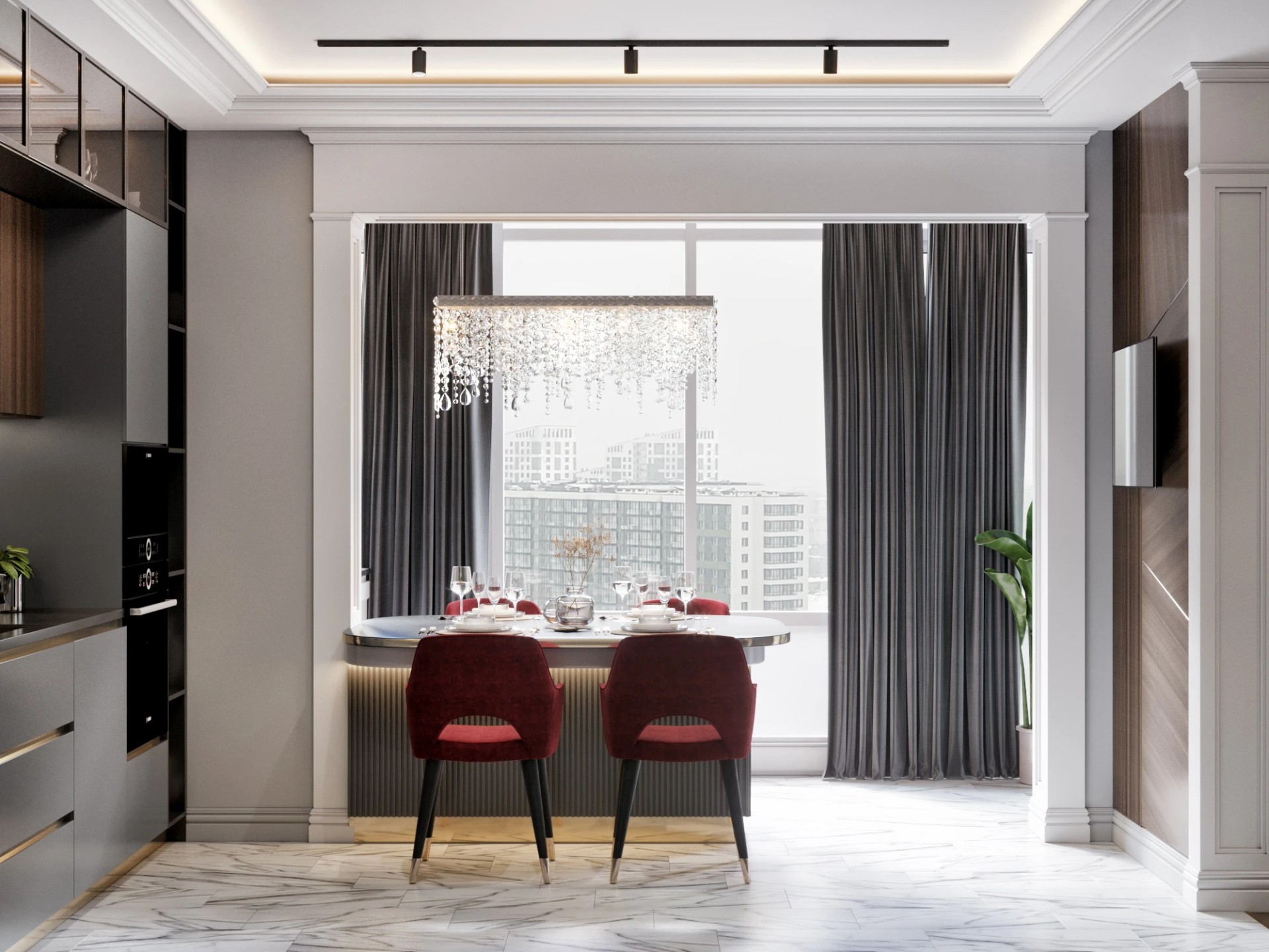 Кухня в неоклассике