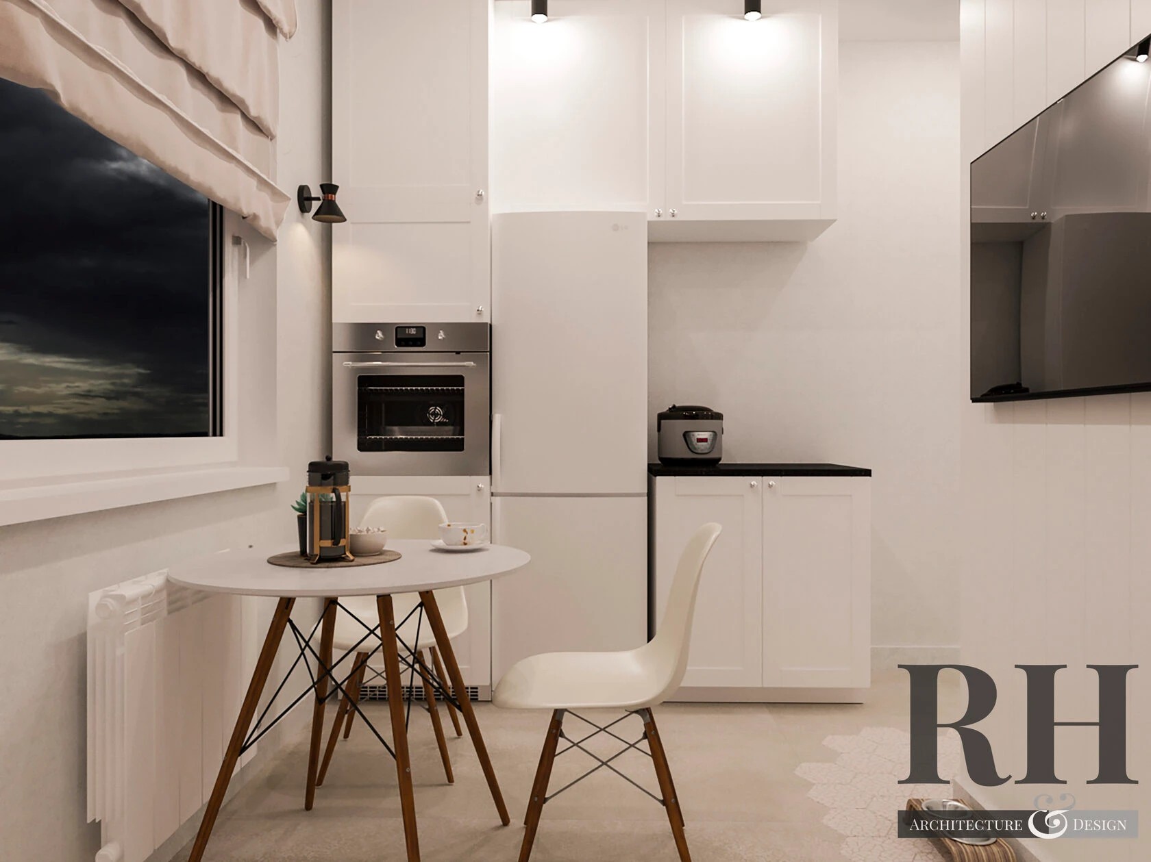 Дизайн кухни и прихожей