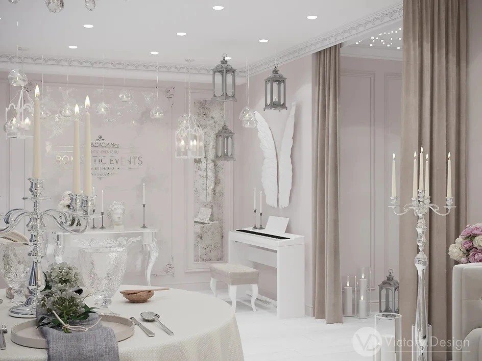 Студия для event агентства "Romantic Events"