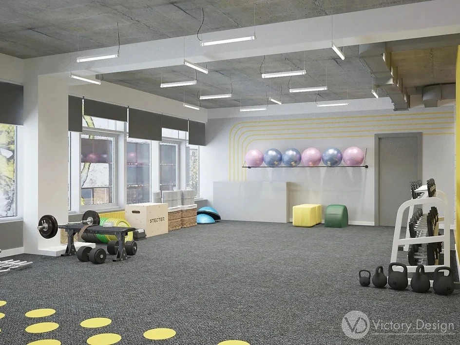 Фитнес студия "ПЛАНКА" Севкабель порт 300 кв.м