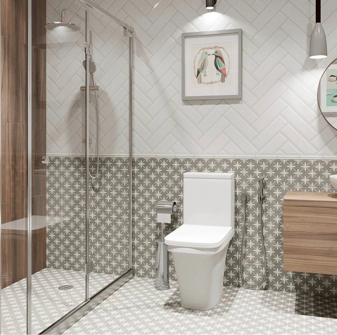 Дизайн-проекты ванной и санузла