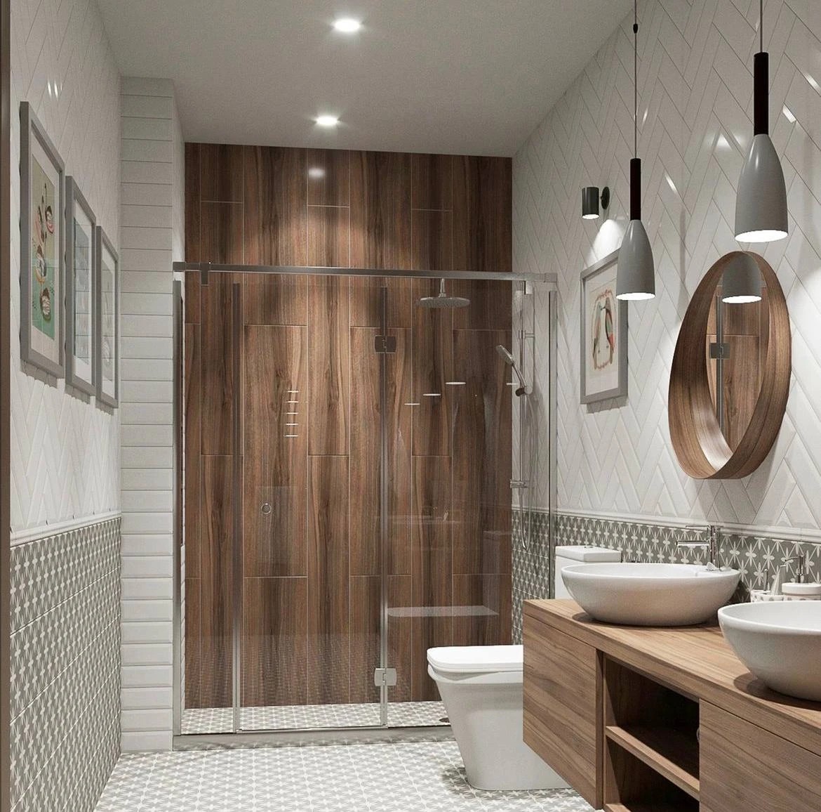 Дизайн-проекты ванной и санузла