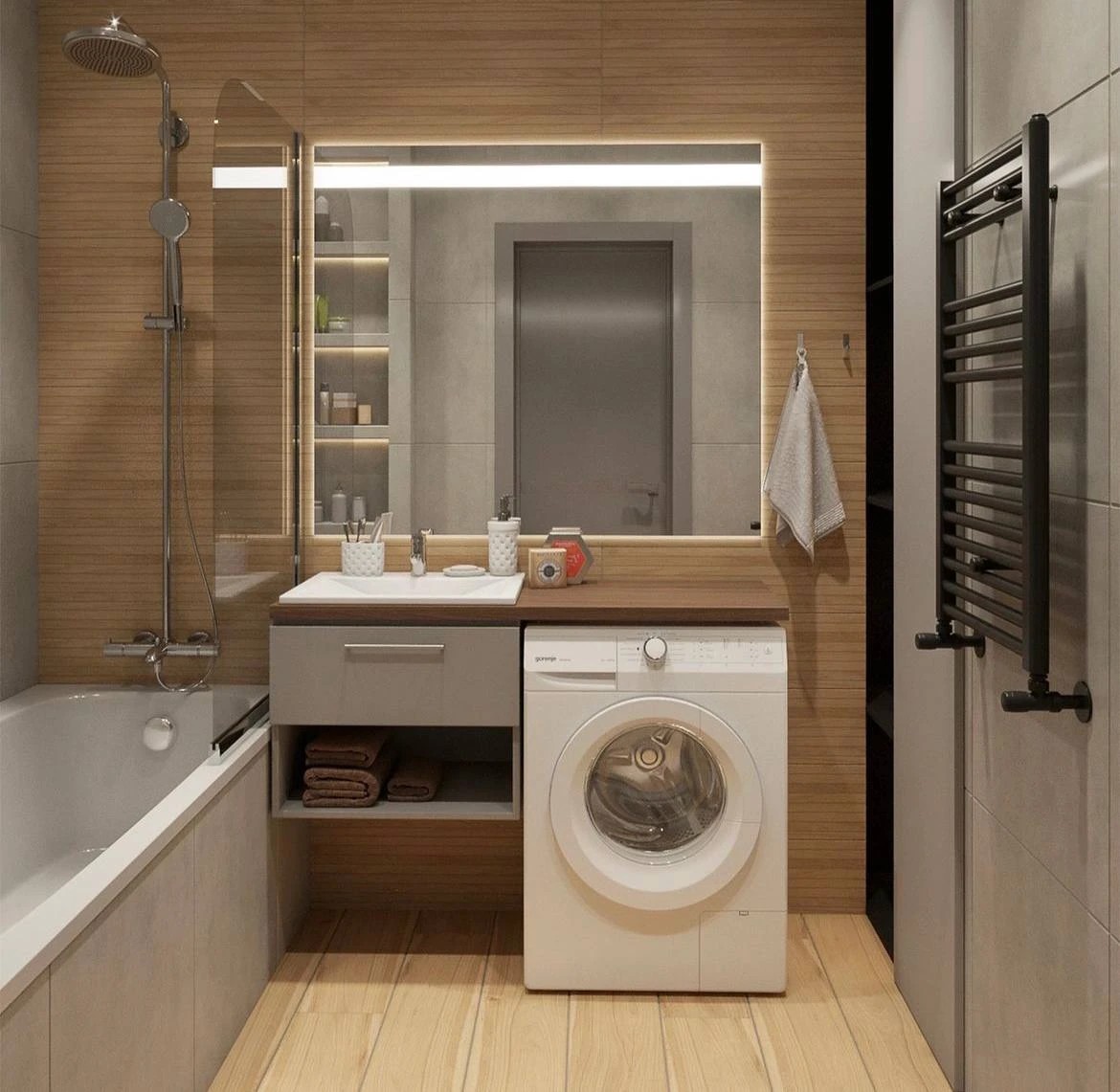 Дизайн-проекты ванной и санузла