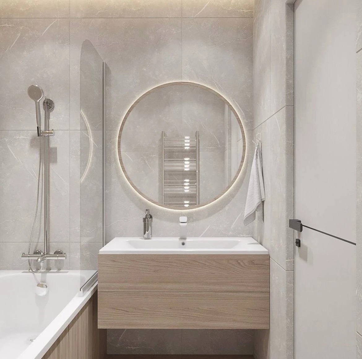 Дизайн-проекты ванной и санузла