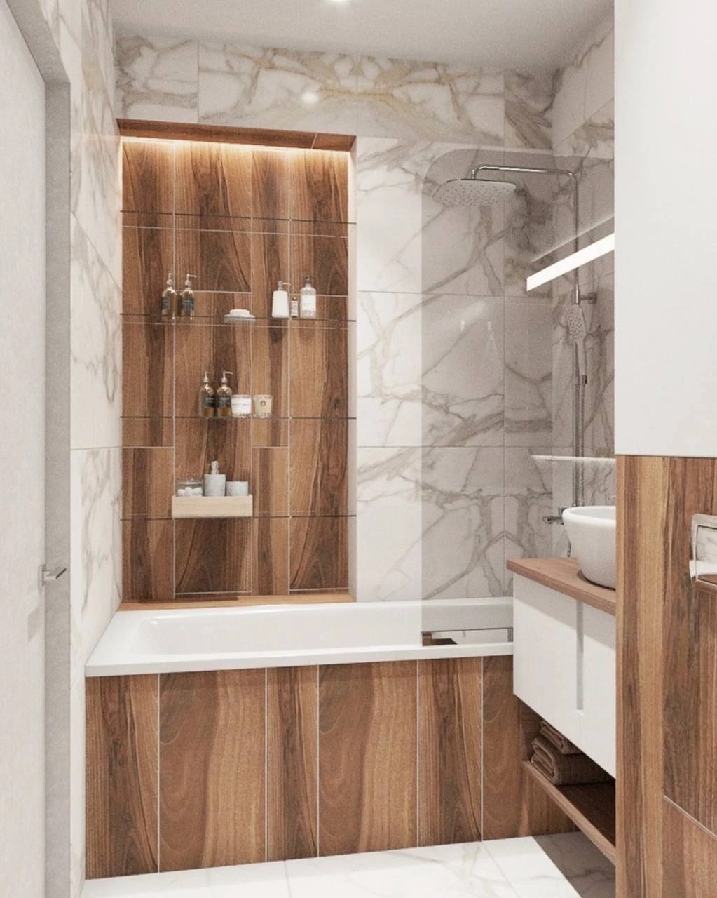 Дизайн-проекты ванной и санузла