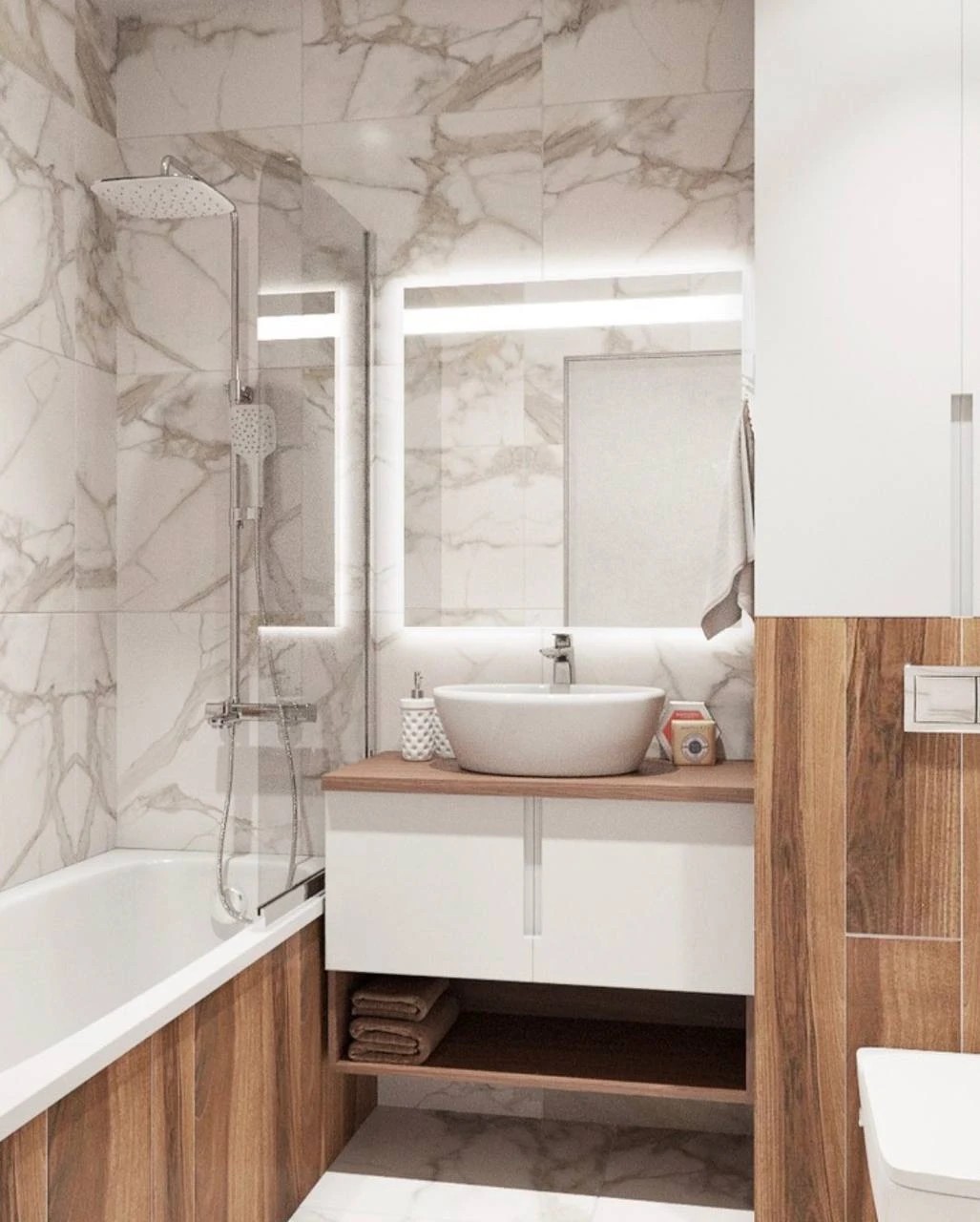 Дизайн-проекты ванной и санузла