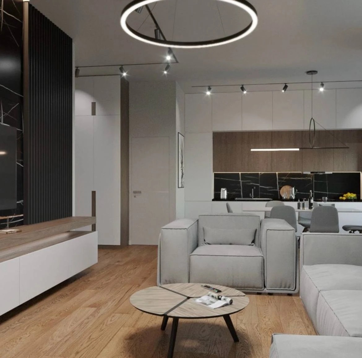 Дизайн-проекты гостиной