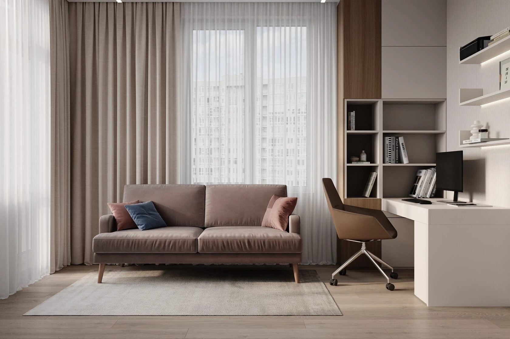 Квартира на улице Фонвизина, 83 кв. м.