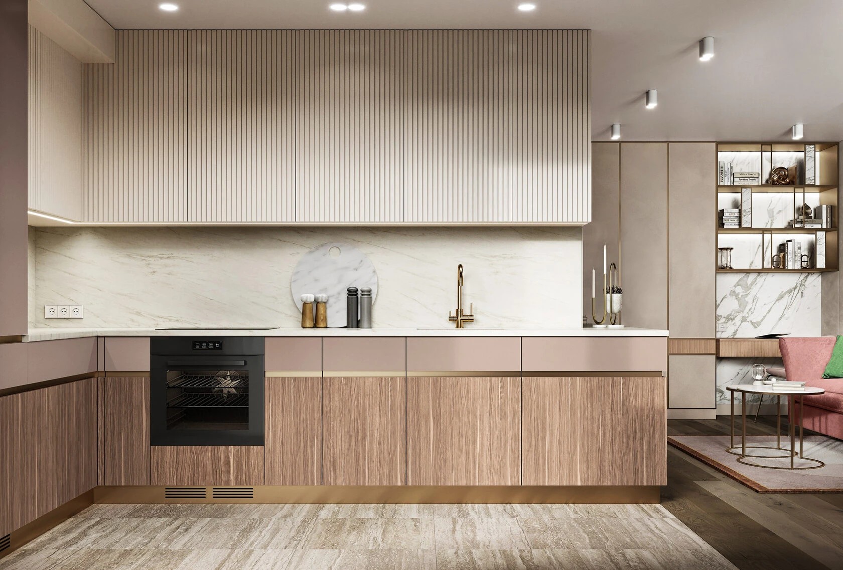 Дизайн-проект в ЖК "Skandi Klubb", 52 кв. м.