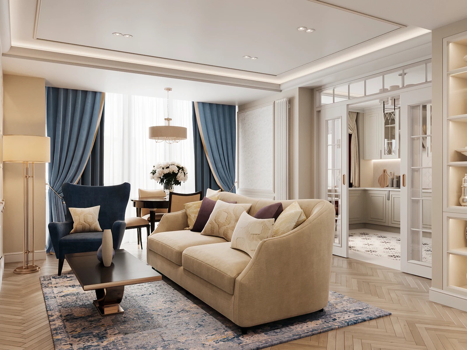 ЖК Юбилейный квартал, 75 кв. м.