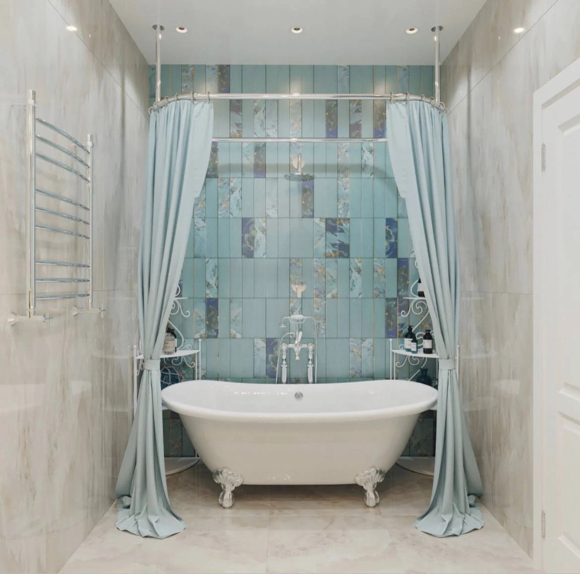 Нео классика в пастельных тонах