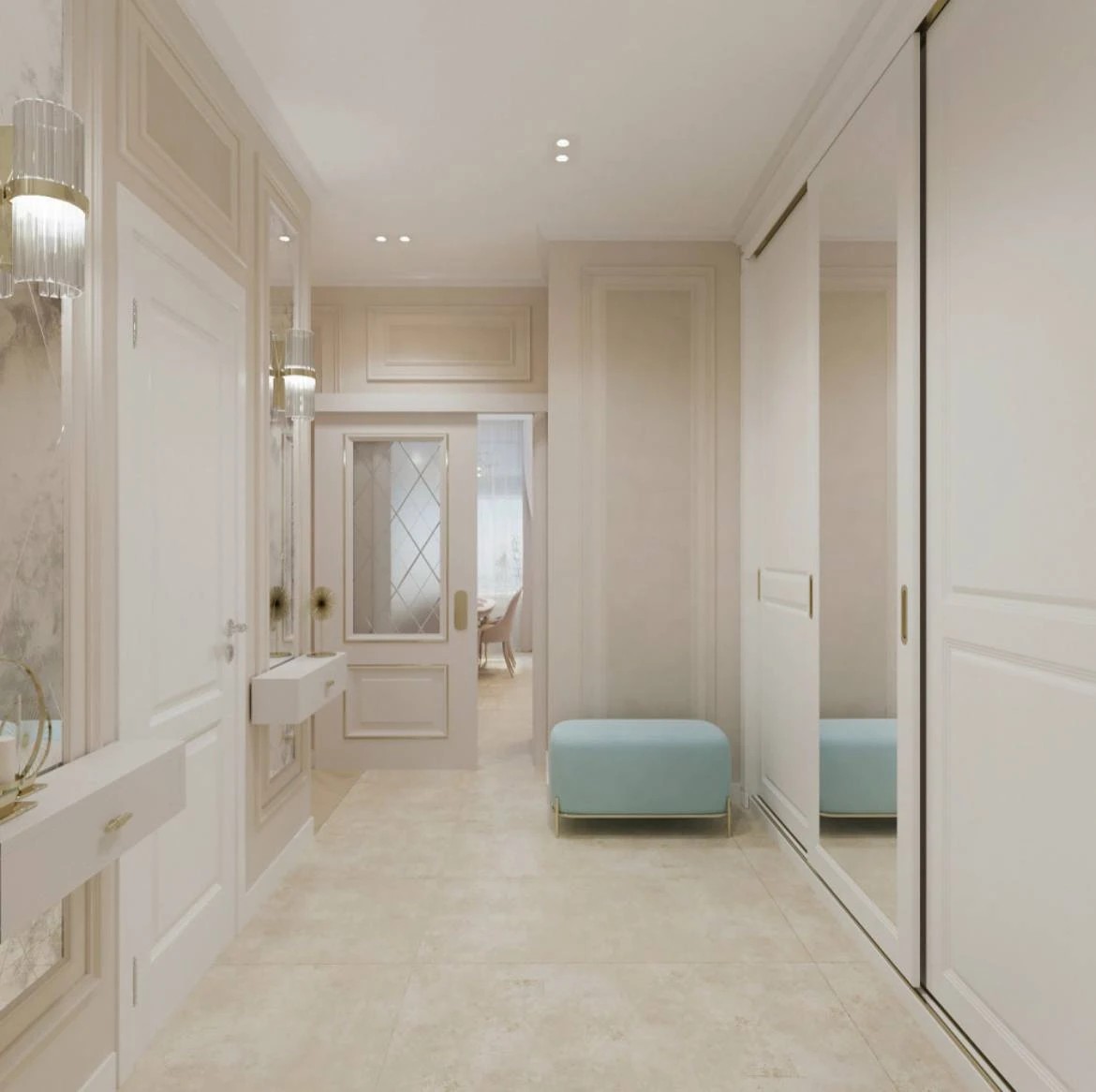 Нео классика в пастельных тонах