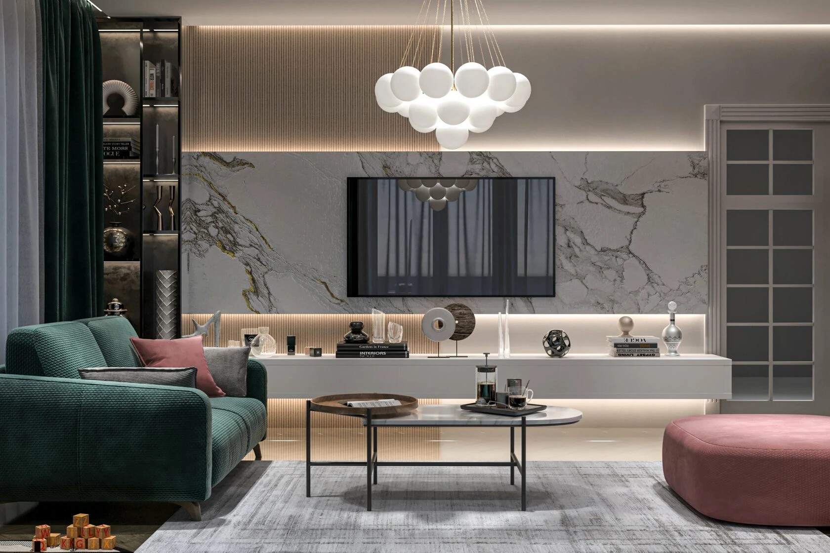 5-комнатная квартира в стиле неоклассика