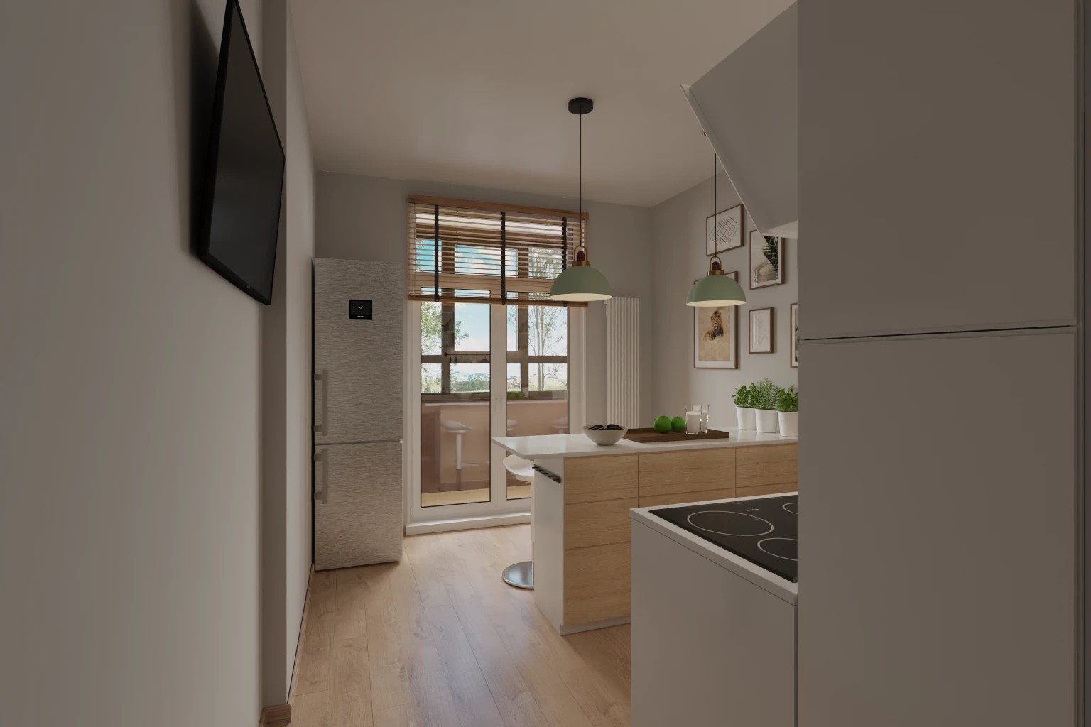 Однокомнатная квартира под сдачу на Днепропетровской улице