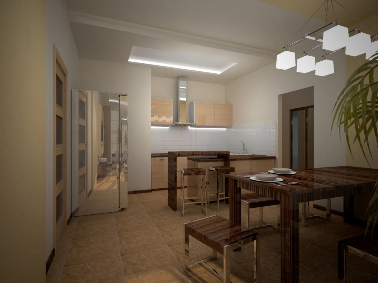 3-комнатная квартира в современном стиле