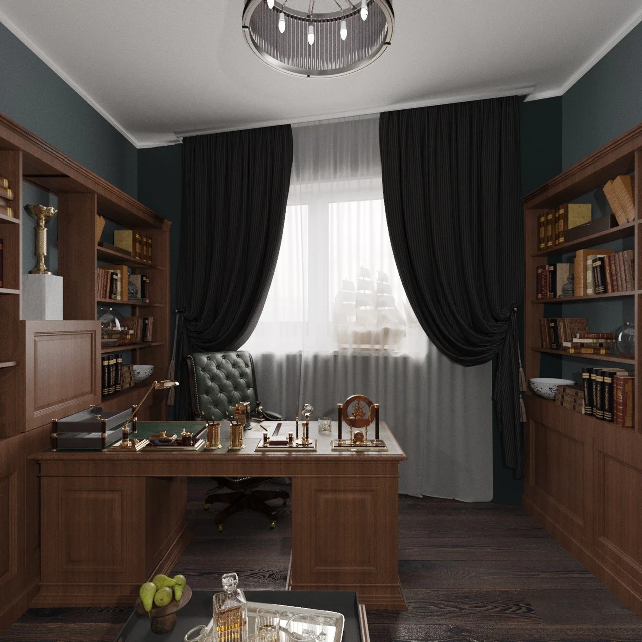 Дизайн проект кабинета