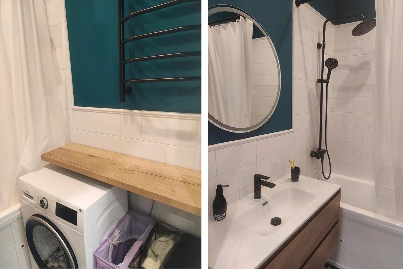 Санузел в реализованном проекте