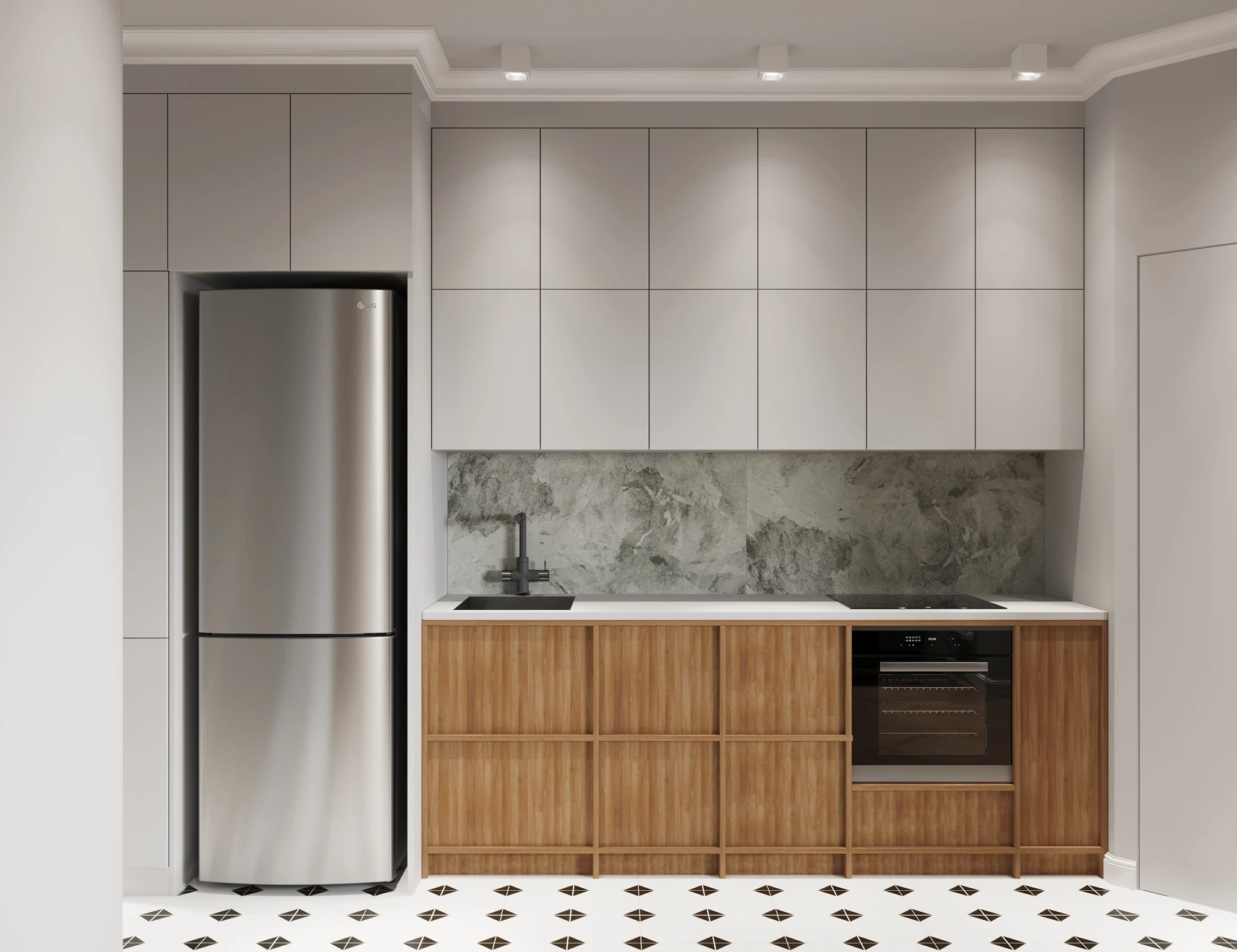 Москва из 1-ки в 3-ку