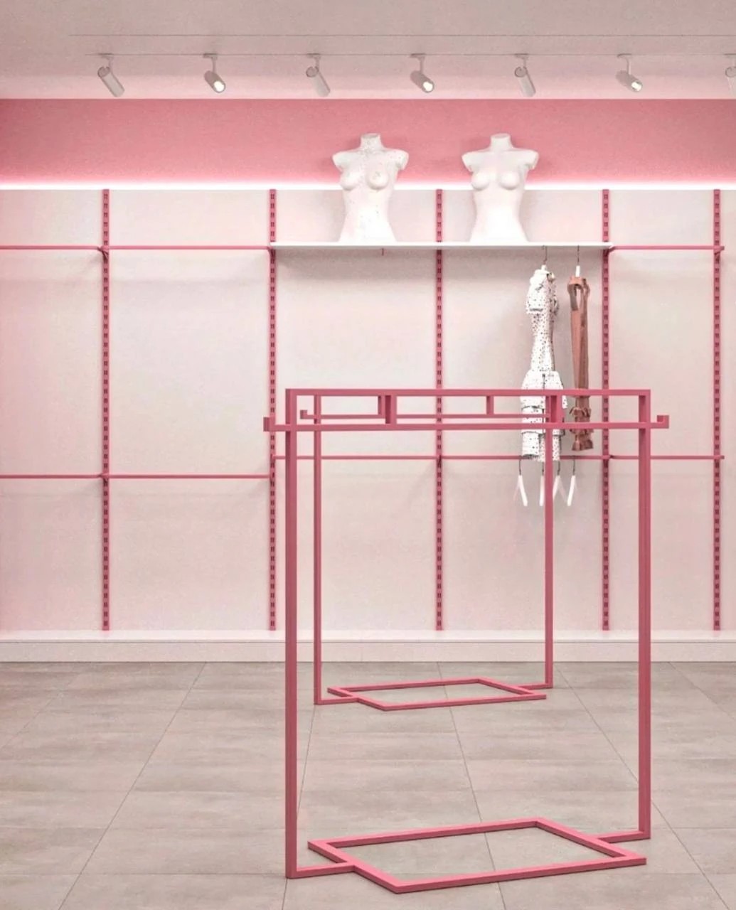 Интерьер в розовом