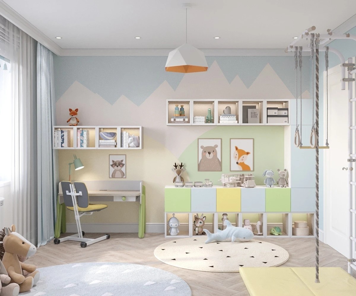 Детская комната для маленькой девочки