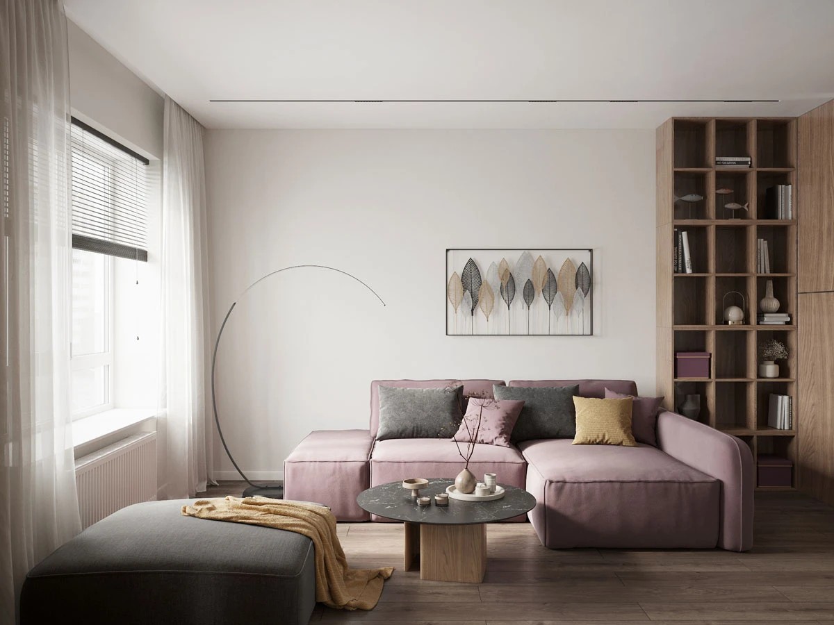 ЖК Уютный. Трехкомнатная. Современный стиль