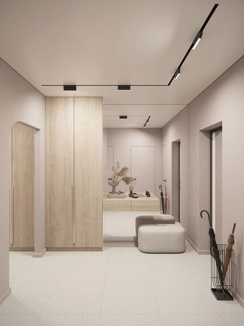 ЖК Уютный. Трехкомнатная. Современный стиль