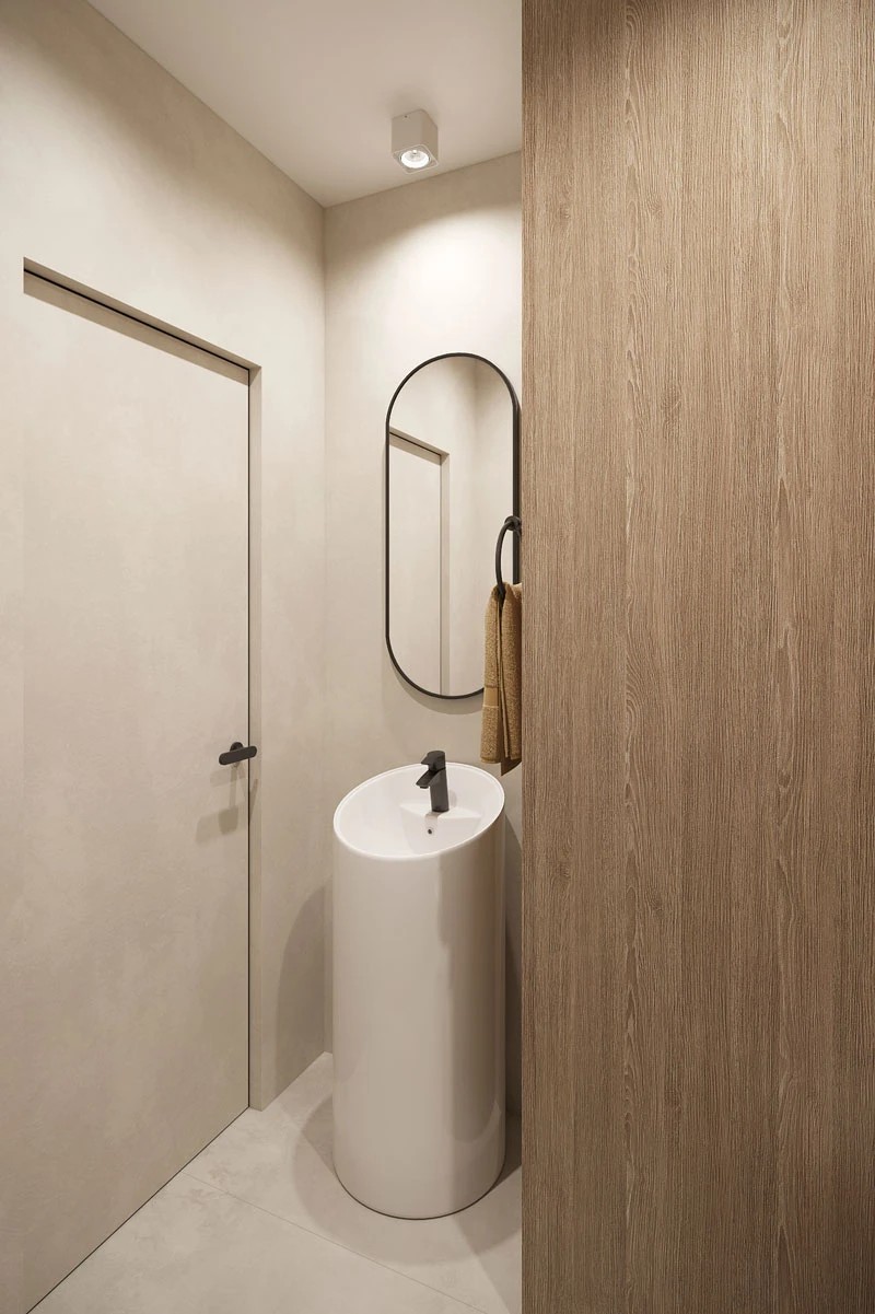 ЖК Уютный. Трехкомнатная. Современный стиль