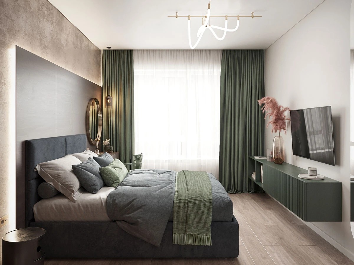 ЖК Уютный. Трехкомнатная. Современный стиль