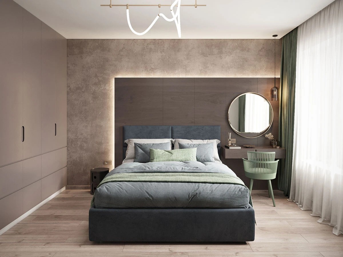 ЖК Уютный. Трехкомнатная. Современный стиль