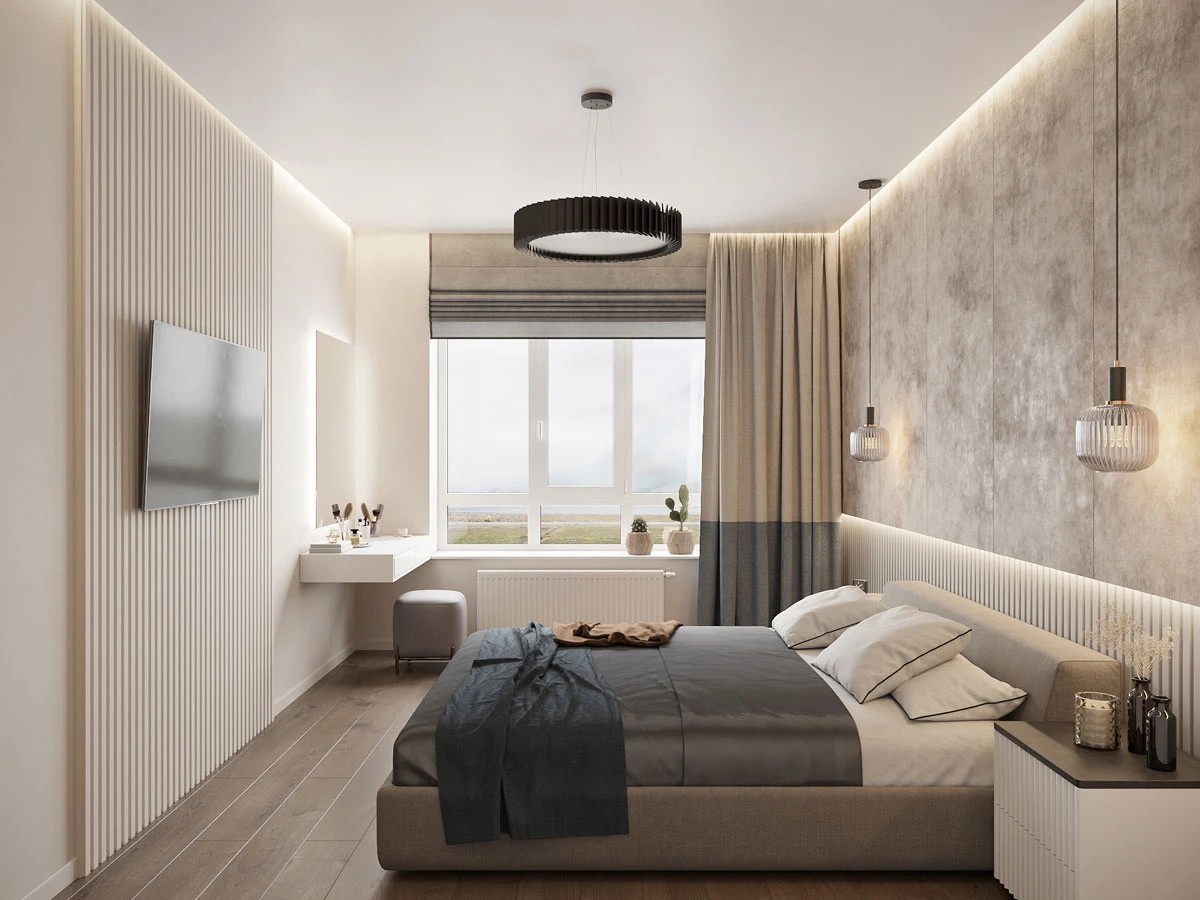 ЖК Уютный. Трехкомнатная. Современный стиль