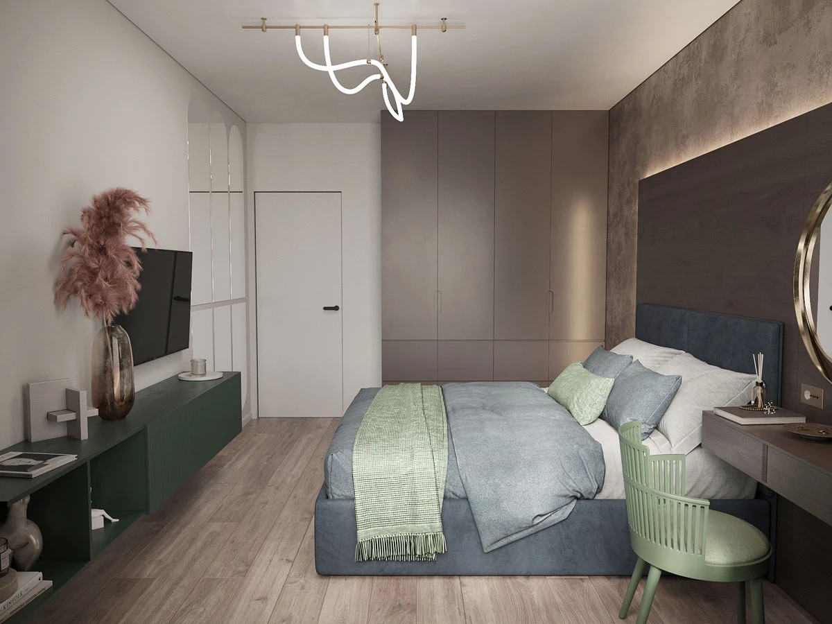 ЖК Уютный. Трехкомнатная. Современный стиль