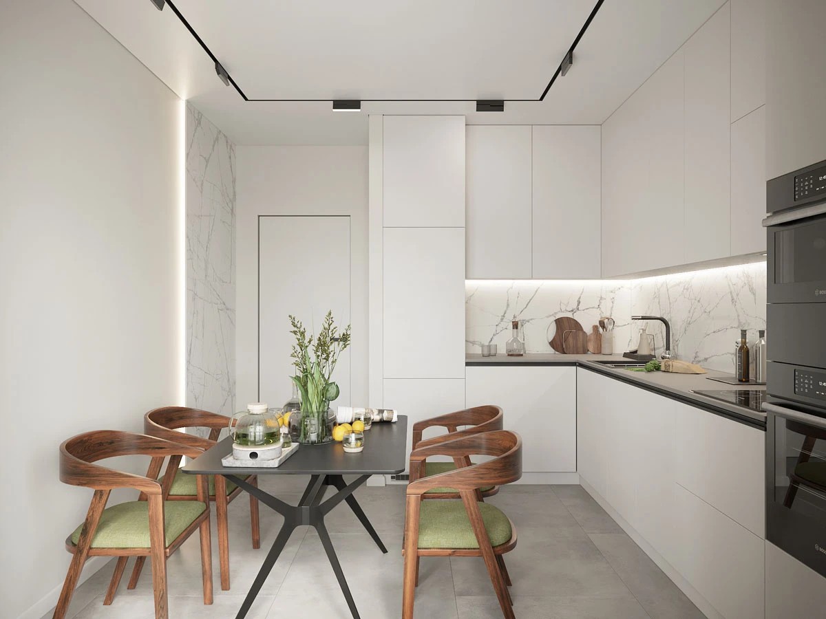 ЖК Уютный. Трехкомнатная. Современный стиль