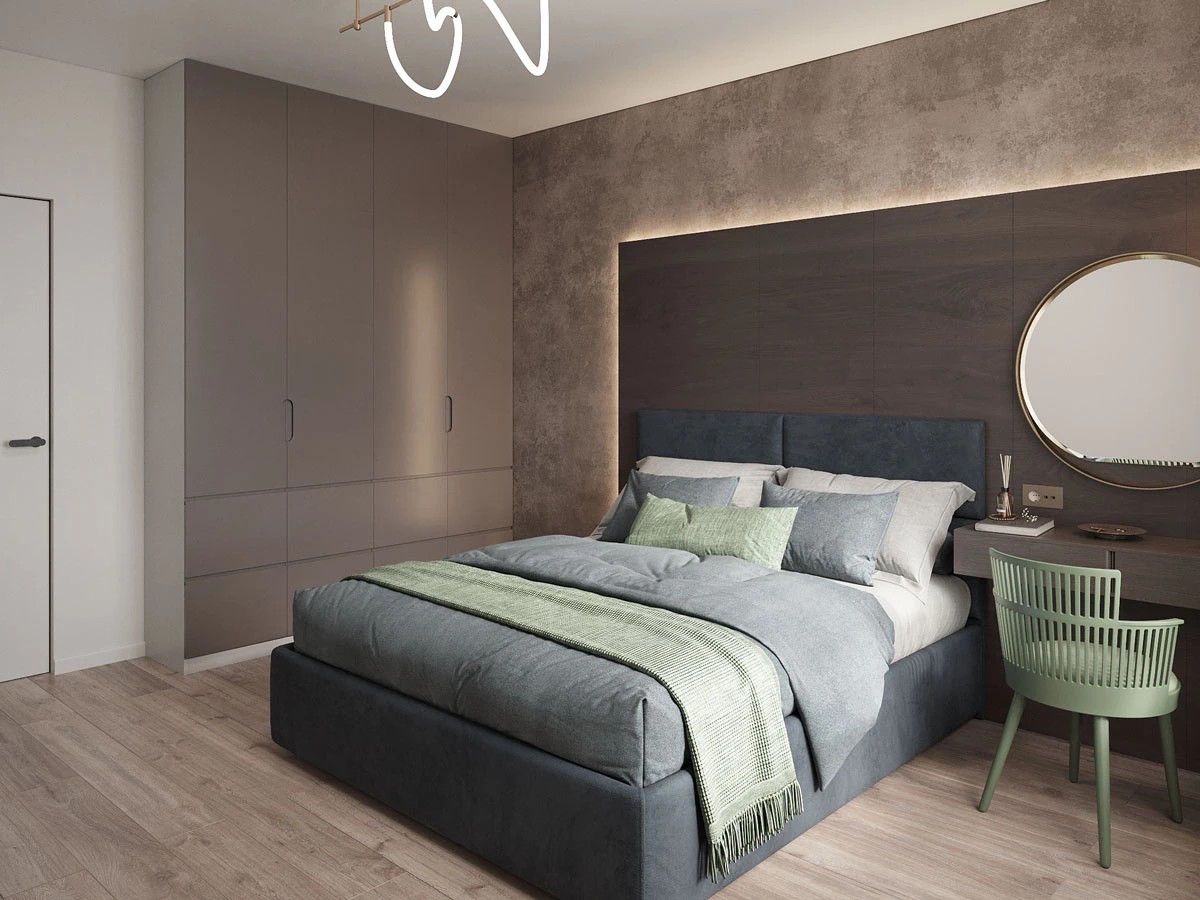 ЖК Уютный. Трехкомнатная. Современный стиль