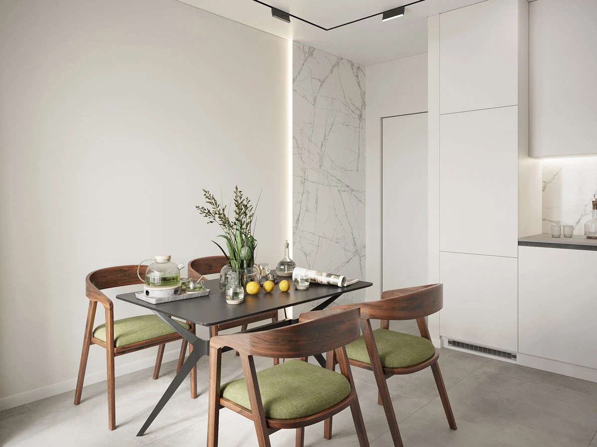 ЖК Уютный. Трехкомнатная. Современный стиль