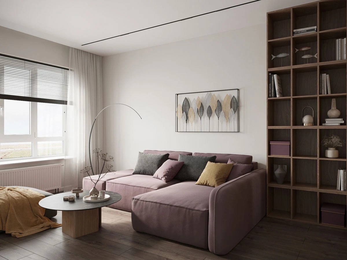 ЖК Уютный. Трехкомнатная. Современный стиль